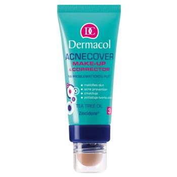 Dermacol Acnecover make-up és korrektor problémás és pattanásos bőrre árnyalat 3 30 ml
