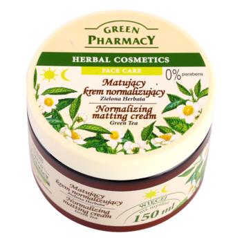 Green Pharmacy Face Care Green Tea mattító krém kombinált és zsíros bőrre 150 ml