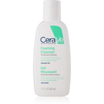 CeraVe Cleansers tisztító habzó gél normál és zsíros bőrre 88 ml
