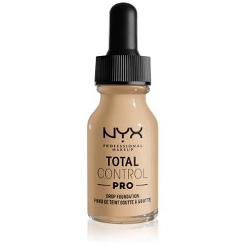 NYX Professional Makeup Total Control Pro Drop Foundation make-up árnyalat 6.5 - Nude 13 ml
