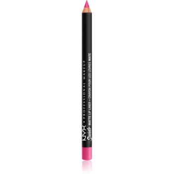 NYX Professional Makeup Suede Matte Lip Liner Matt ajakceruza árnyalat 08 Pink Lust 1 g
