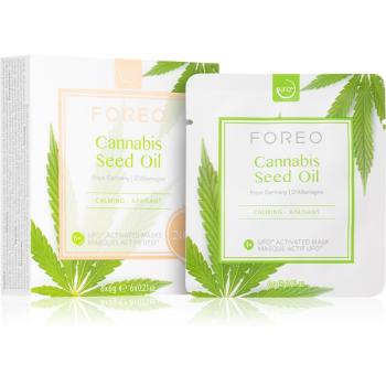 FOREO UFO™ Cannabis Seed Oil nyugtató maszk kender olajjal 6 x 6 g
