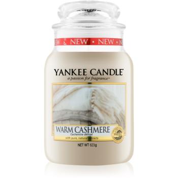 Yankee Candle Warm Cashmere illatos gyertya Classic nagy méret 623 g