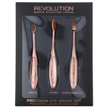 Makeup Revolution Pro Precision Brush ecset szett szemre 3 db