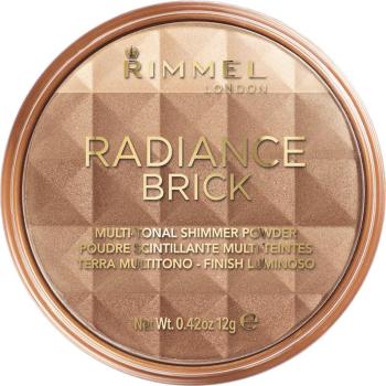 Rimmel Radiance Brick élénkítő bronzosító púder árnyalat 001 Light 12 g