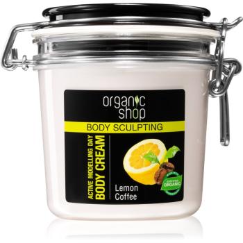 Organic Shop Body Sculpting Lemon Coffee finom testápoló krém remodellizációs hatással 350 ml
