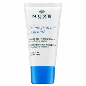Nuxe Creme Fraiche de Beauté 48HR Moisture SOS Rescue Mask nyugtató és frissítő maszk hidratáló hatású 50 ml