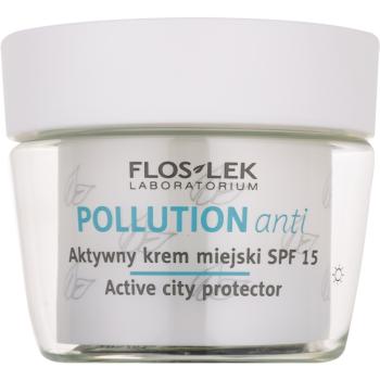 FlosLek Laboratorium Pollution Anti aktív nappali krém SPF 15 50 ml