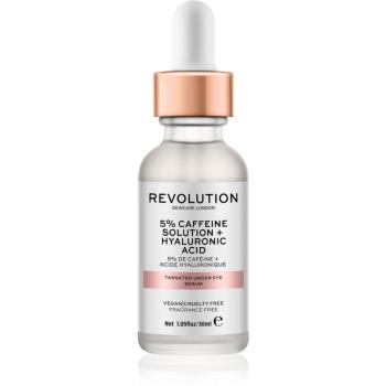 Revolution Skincare 5% Caffeine solution + Hyaluronic Acid szemkörnyékápoló szérum 30 ml