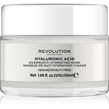 Revolution Skincare Hyaluronic Acid éjszakai hidratáló maszk az arcra 50 ml