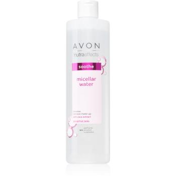 Avon Nutra Effects Soothe tisztító micellás víz az érzékeny arcbőrre 400 ml