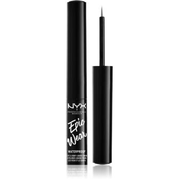 NYX Professional Makeup Epic Wear Metallic Liquid Liner hosszantartó géles szemhéjtus árnyalat 02 - Gun Metal 3,5 ml