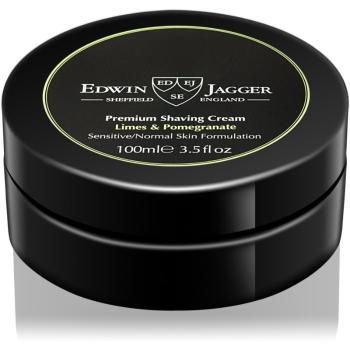 Edwin Jagger Limes & Pomegranate borotválkozási krém kombinált bőrre 100 ml