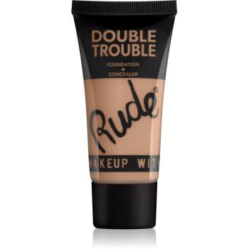 Rude Cosmetics Double Trouble Krémes alapozó és korrektor egyben árnyalat 87931 Linen 30 ml