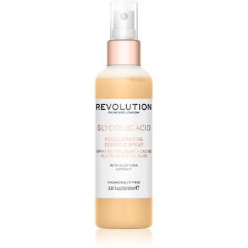 Revolution Skincare Glycolic Acid Essence megújító spray arcra 100 ml