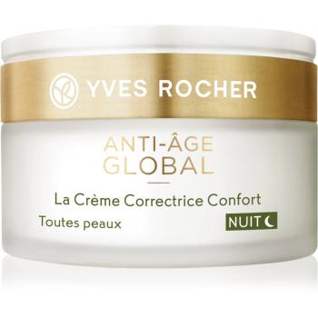 Yves Rocher Anti-Age Global regeneráló éjszakai krémkrém a bőr öregedése ellen és a bőr feszesítéséért 50 ml
