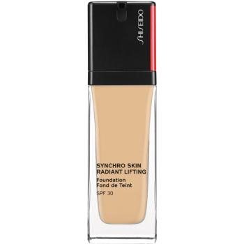 Shiseido Synchro Skin Radiant Lifting Foundation élénkítő lifting make-up SPF 30 árnyalat 250 Sand 30 ml