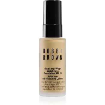 Bobbi Brown Mini Skin Long-Wear Weightless Foundation hosszan tartó make-up SPF 15 árnyalat Sand 13 ml