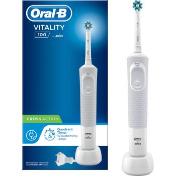 Oral B Vitality D100 Cross Action White elektromos fogkefe