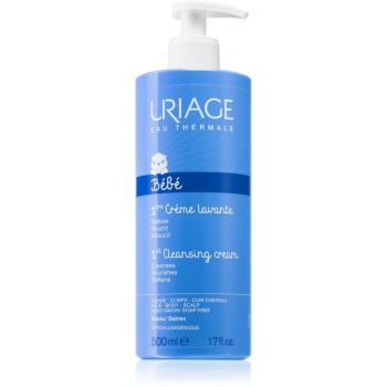 Uriage Bébé 1st Cleansing Cream tisztító krém arcra, testre és hajra 500 ml