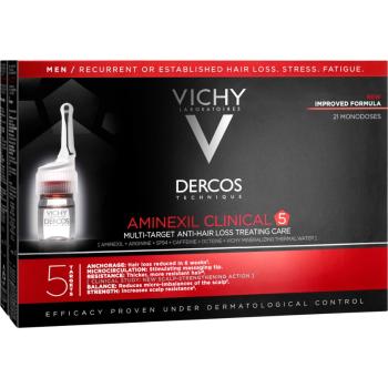 Vichy Dercos Aminexil Clinical 5 célzott ápolás hajhullás ellen uraknak 21 x 6 ml