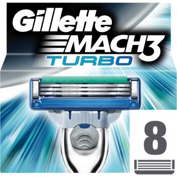 Gillette Mach3 Turbo tartalék pengék 8 db