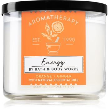 Bath & Body Works Energy Orange Ginger illatos gyertya 411 g