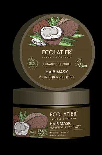 Kókuszos hajmaszk - táplálja és regenerálja a hajat - 250ml- EcoLatier Organic