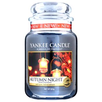 Yankee Candle Autumn Night illatos gyertya Classic közepes méret 623 g