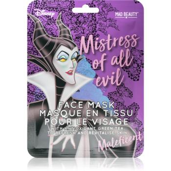 Mad Beauty Disney Villains Maleficent revitalizáló maszk zöld tea kivonattal 25 ml