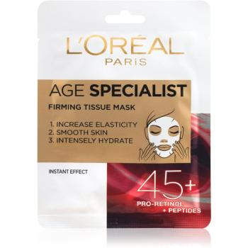 L’Oréal Paris Age Specialist 45+ gézmaszk a bőr azonnali feszesítésért és kisimításáért