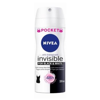 Nivea Invisible Black & White Clear izzadásgátló spray -ben 100 ml