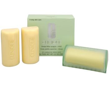 Clinique Tisztító szappan vegyes és zsíros bőrre 3 db  (Three Little Soaps Oily Skin Formula) 3 x 50 g