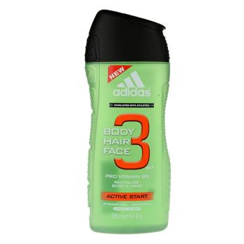 Adidas 3 Active Start tusfürdő gél uraknak 250 ml