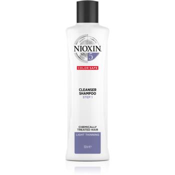 Nioxin System 5 Color Safe Cleanser Shampoo tisztító sampon a festett, ritkuló hajra 300 ml