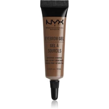 NYX Professional Makeup Eyebrow Gel Szemöldökformázó zselé árnyalat 02 Chocolate 10 ml