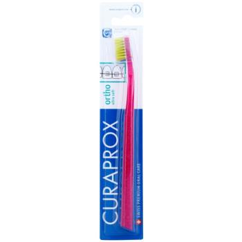 Curaprox Ortho Ultra Soft 5460 fogszabályozó fogkefe a rögzített fogszabályozó használóinak