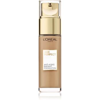 L’Oréal Paris Age Perfect öregedésgátló, ragyogást adó alapozó árnyalat 310 Rose Honey 30 ml