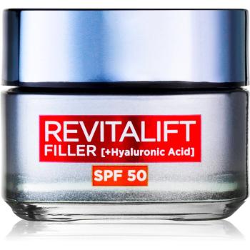 L’Oréal Paris Revitalift Filler nappali krém a bőr öregedése ellen SPF 50 50 ml