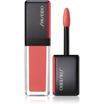 Shiseido LacquerInk LipShine folyékony rúzs a hidratálásért és a fényért árnyalat 312 Electro Peach (Apricot) 6 ml