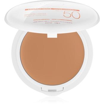 Avène Sun Minéral védő kompakt make-up kémiai szűrő mentes SPF 50 árnyalat Honey 10 g