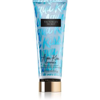 Victoria's Secret Aqua Kiss Shimmer testápoló tej csillámporral hölgyeknek 236 ml