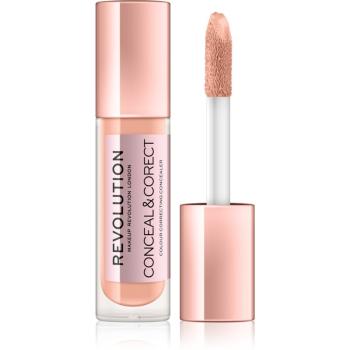 Makeup Revolution Conceal & Correct folyékony korrektor árnyalat Peach 4 g