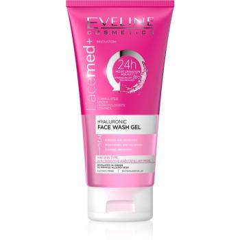 Eveline Cosmetics FaceMed+ tisztító gél 3 in 1 hialuronsavval 150 ml