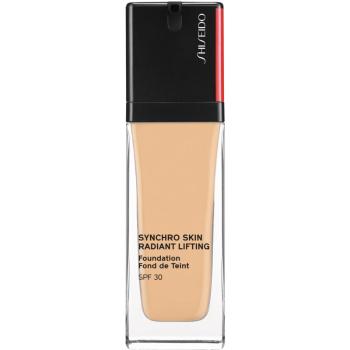 Shiseido Synchro Skin Radiant Lifting Foundation élénkítő lifting make-up SPF 30 árnyalat 160 Shell 30 ml
