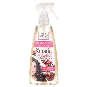 Bione Cosmetics Keratin Kofein öblítés nélküli kondicionáló spray -ben 260 ml