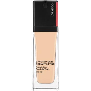 Shiseido Synchro Skin Radiant Lifting Foundation élénkítő lifting make-up SPF 30 árnyalat 140 Porcelaine 30 ml