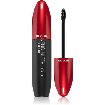 Revlon Cosmetics Ultimate All-In-One™ dúsító, hosszabbító szempillaspirál, mely szétválasztja a pillákat árnyalat 502 Black 8.5 ml