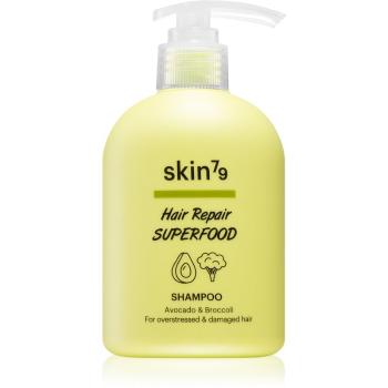 Skin79 Hair Repair Superfood Avocado & Broccoli hajerősítő sampon a sérült hajra 230 ml