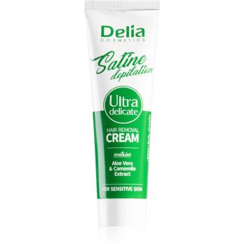 Delia Cosmetics Satine Depilation Ultra-Delicate szőrtelenítő krém az érzékeny bőrre